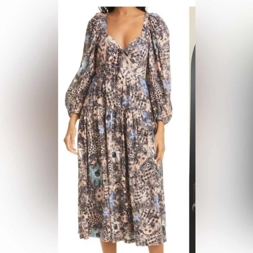 Floral Print Maxi Dress